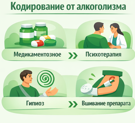 кодирование от алкоголизма в Менделеевске Санати